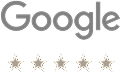 Google 5-star rating graphic.