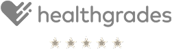 Healthgrades five-star rating logo
